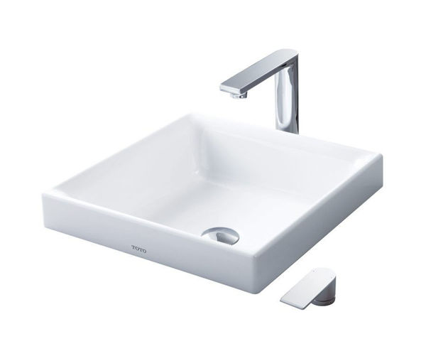 Ảnh của Chậu rửa mặt đặt bàn TOTO chính hãng LW1714B