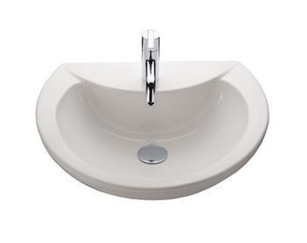 Ảnh của Chậu bán âm bàn rửa mặt vành tròn LW824CJW/F