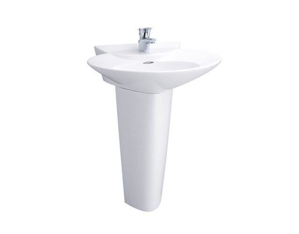 Ảnh của Chậu rửa mặt - lavabo chân dài LPT908C