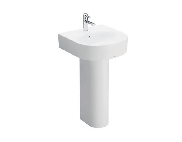 Ảnh của Chậu rửa mặt chân dài TOTO chính hãng LPT766C