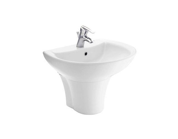 Ảnh của Chậu chân lửng - lavabo nhập khẩu LT942CK/PT942HFK