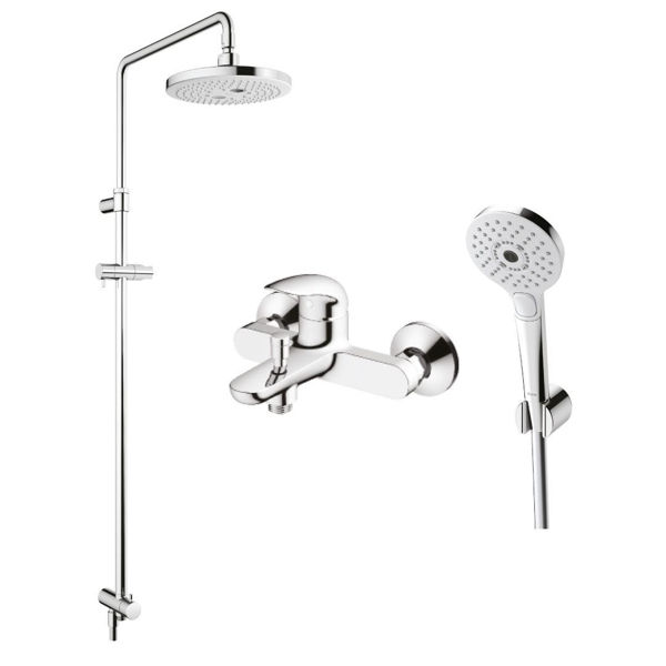 Ảnh của Thân sen cây bát sen tròn sen tắm nóng lạnh bát sen massage 3 chế độ TBW01002B1_TBS03302V_TBW01010A