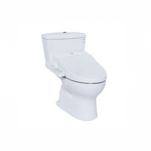 Ảnh của Bàn cầu hai khối kèm nắp rửa điện tử Washlet CS300DRW7