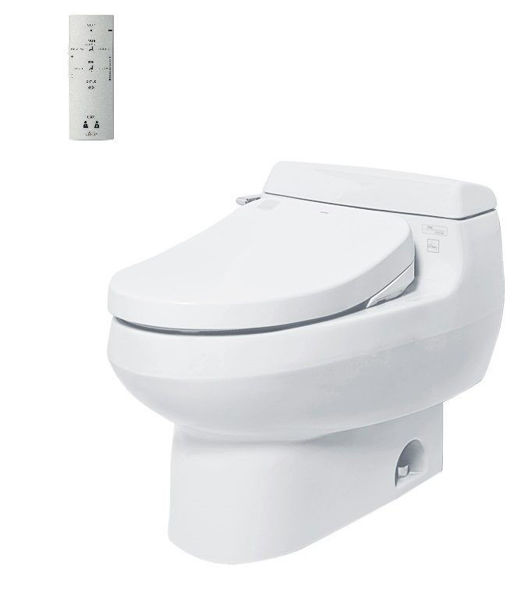 Ảnh của Bàn cầu một khối kèm nắp rửa điện tử Washlet TCF4731A 220V MS688W4