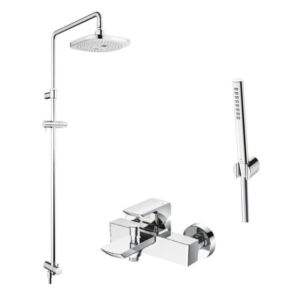 Ảnh của Thân sen cây bát sen vuông 2 chế độ sen tắm nóng lạnh bát sen massage 3 chế độ TBW02002B1_TBG02302V_TBW02017A