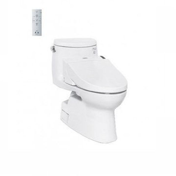 Ảnh của Bàn cầu một khối kèm nắp rửa điện từ Washlet MS905W6