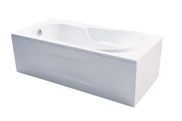 Ảnh của Bồn tắm nhựa có yếm PAY1775VC#W/DB501R-2B/TVBF412